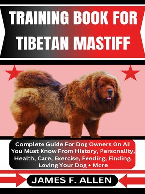 cover image of TRAINING BOOK FOR TIBETAN MASTIFF